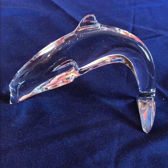 Baccarat Other - Vintage Baccarat Dolphin